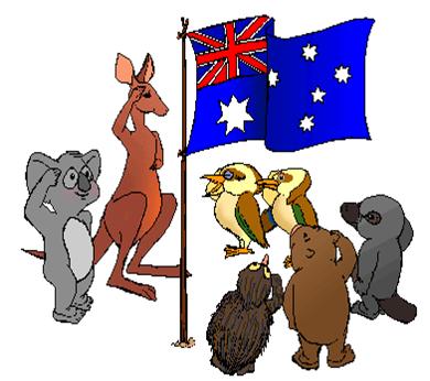 390x346 Animated Australian Animals Group