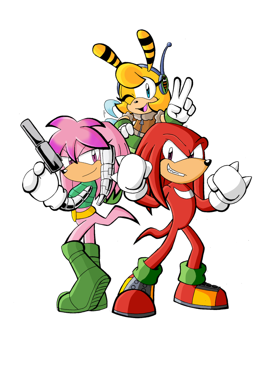 857x1200 Archie Sonic Online On Twitter The Chaotix Are Back And Ready