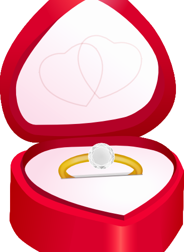 366x500 Engagement Ring Clipart Black And White Archives