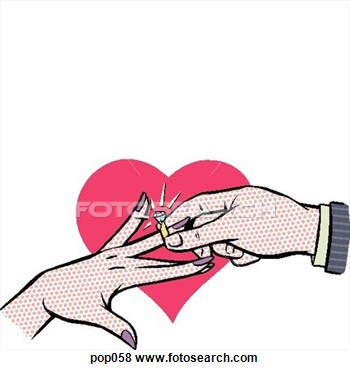 350x370 Wedding Engagement Clipart