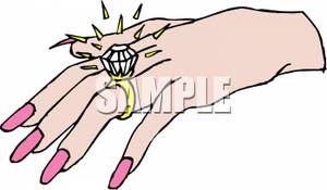 300x175 A Woman Wearing A Diamond Ring