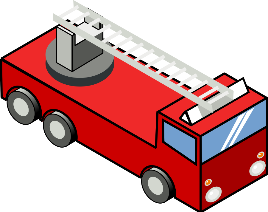 900x711 Fire Truck Wink Smiley Clip Art Vector
