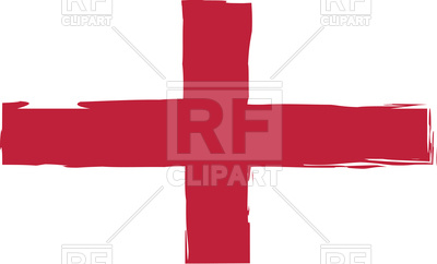 400x242 Grunge England Flag Or Banner Royalty Free Vector Clip Art Image