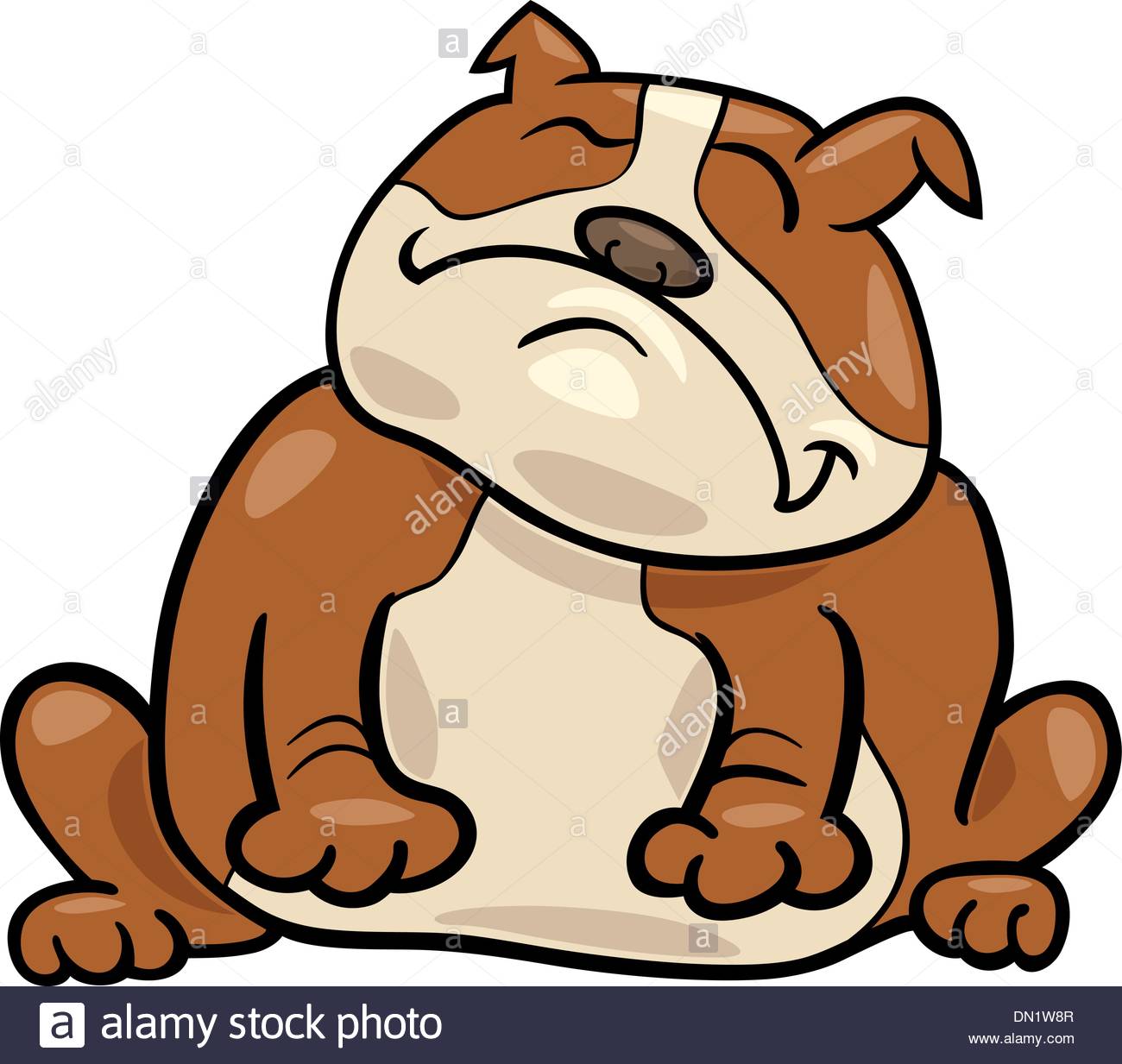 1300x1233 English Bulldog Stock Vector Images