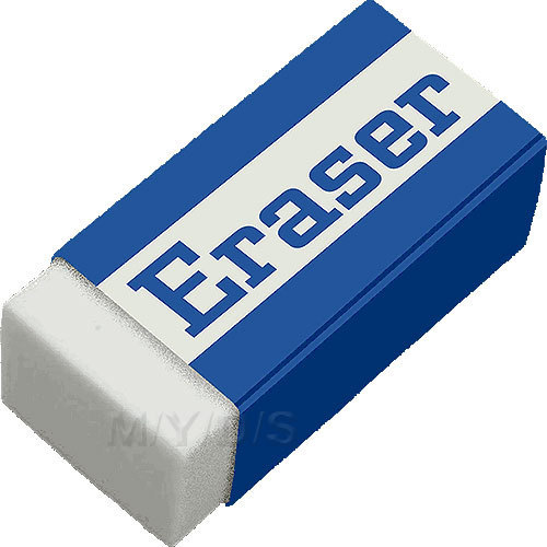 500x500 Rubber White Eraser