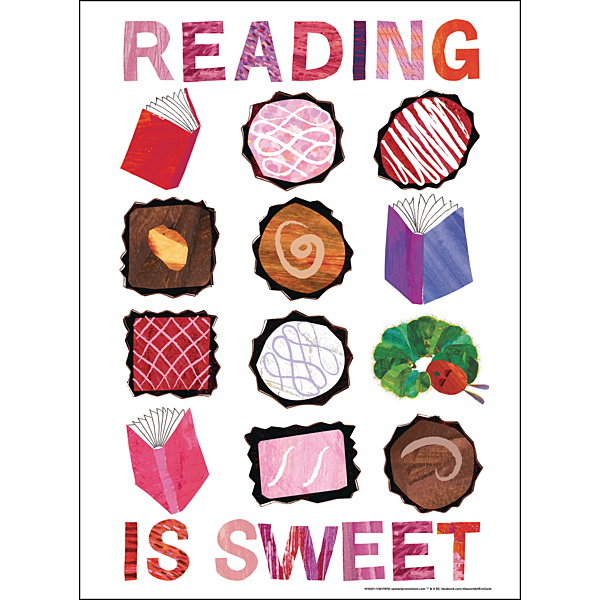 600x600 Eric Reading Is Sweet Poster