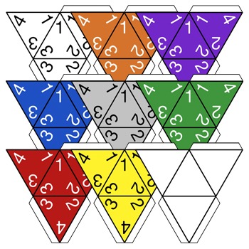 350x350 4 Sided Dice Clip Art Amp Templates By Digital Classroom Clipart Tpt