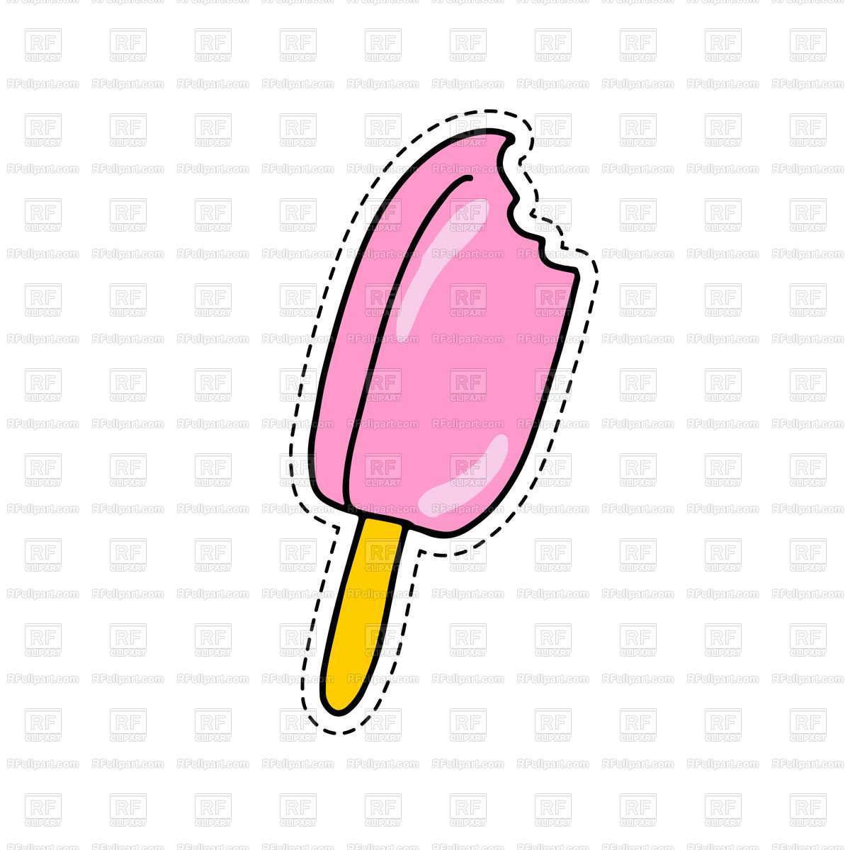1200x1200 Eskimo Ice Cream Icon Royalty Free Vector Clip Art Image