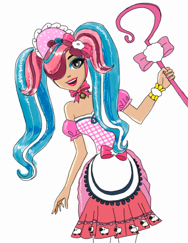 619x801 Lilly Bo Peep From Ever After High By Azzzaell