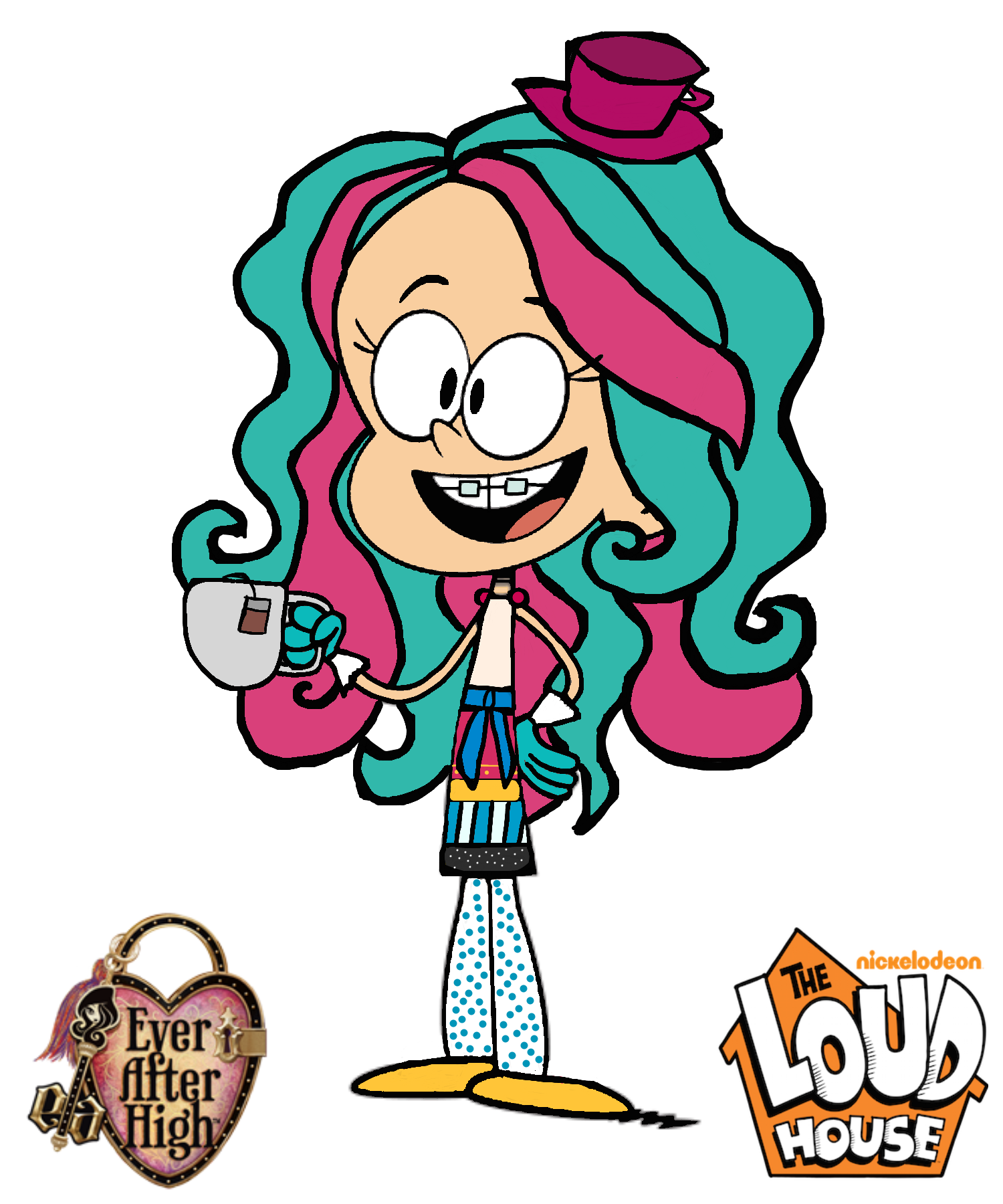 1500x1800 Loud House Ever After High By Thunderfists1988