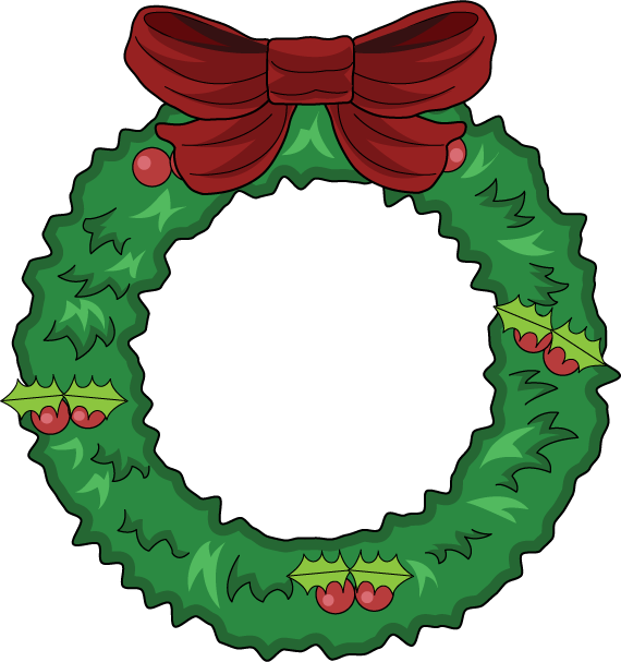 570x607 Collection Of Evergreen Garland Clipart High Quality, Free