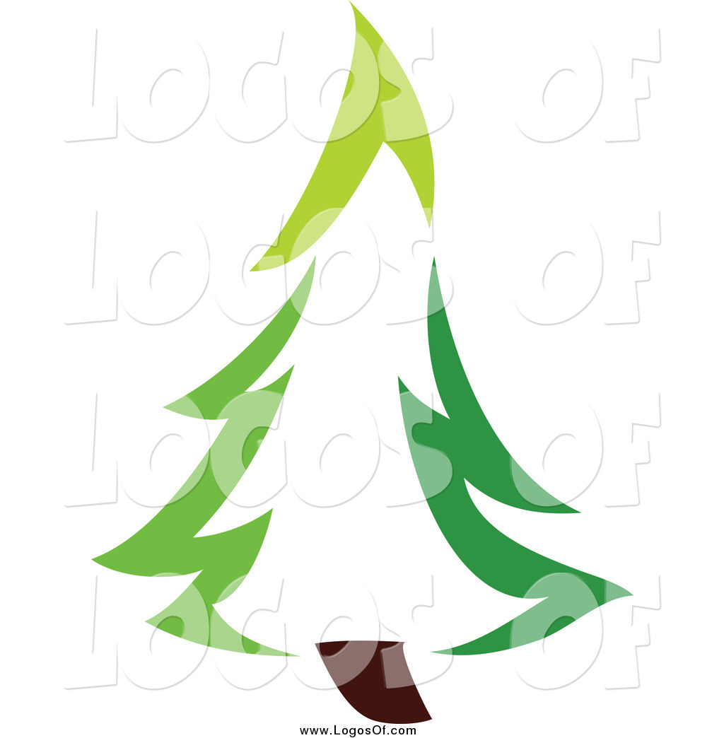 1024x1044 Vector Clipart Of A Green Evergreen Tree Logo By Elena