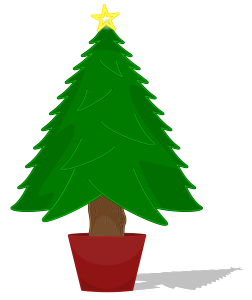 252x300 Christmas Tree Clipart Tiny