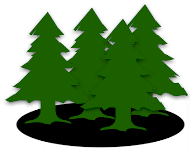 390x301 Clip Art Pine Tree Clipart Image