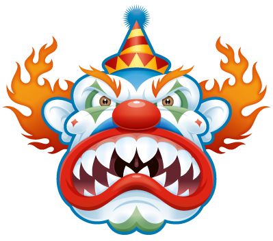 399x352 New Background And Wallpapers Pictures Evil Clown Clowns