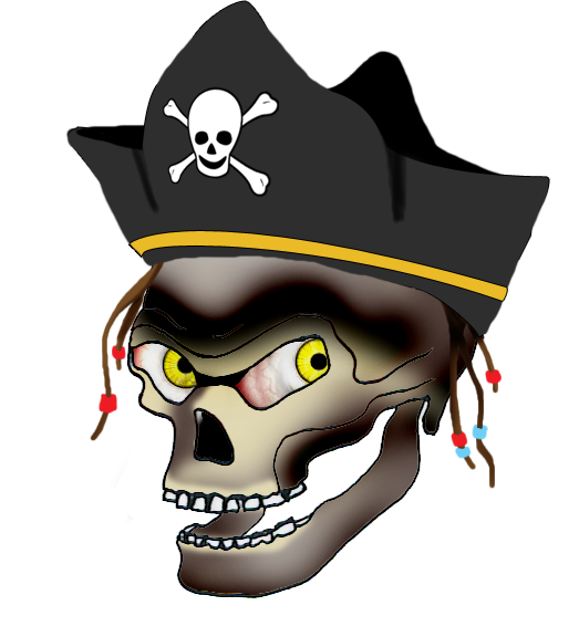 523x576 Cool Skull Clip Art (And Funny!)