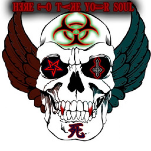 530x530 Evil Skull Left 4 Dead 2 Sprays