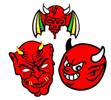 355x321 Pp Patch Set 3 Red Devil Demon Evil Satan, Devil