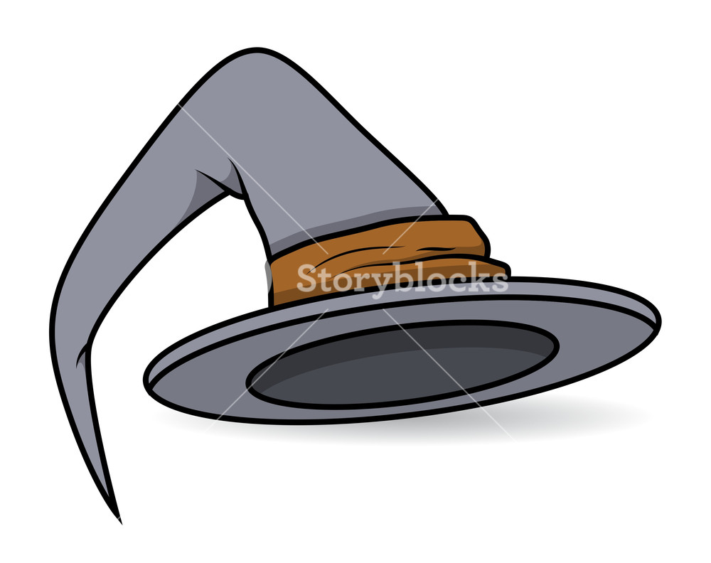 1000x792 Evil Witch Hat Vector Royalty Free Stock Image
