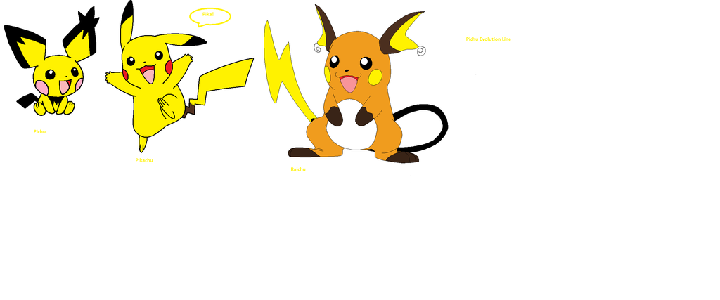 1024x427 Pichu Evolution Line By Jaywolf12