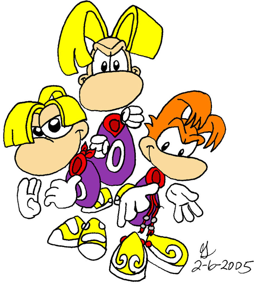 840x951 Rayman Evolution By Metalsonic30