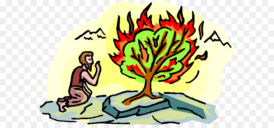 900x420 Burning Bush Clip Art Free Download