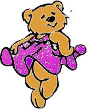 280x350 Clip Art Picture Of A Dancing Bear