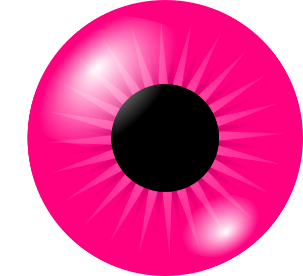 600x546 Pink Eye Clip Art
