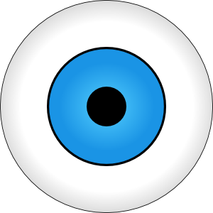 300x300 Tonlima Olho Azul Blue Eye Clip Art