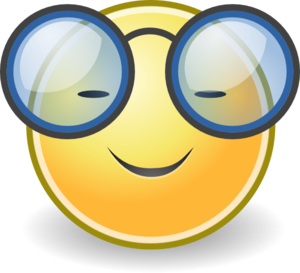 300x273 Cute Glasses Clipart