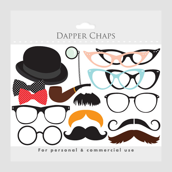 570x570 Moustache Clipart, Mustache Clip Art, Eyeglass Clipart, Glasses