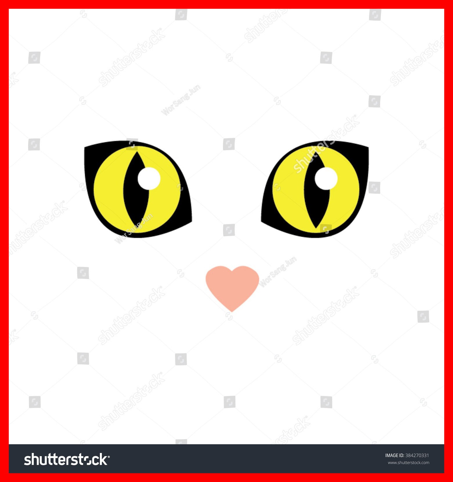1560x1660 Cute Cat Eyes Clipart