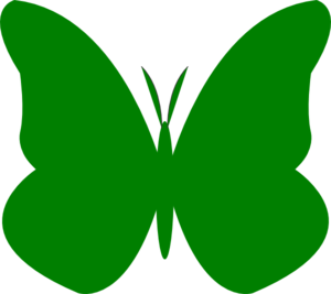 300x267 Bright Butterfly Clip Art