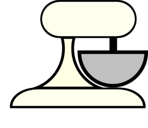 299x258 Cake Mixer Clip Art