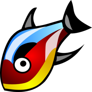 299x297 Colorful Fish Clip Art
