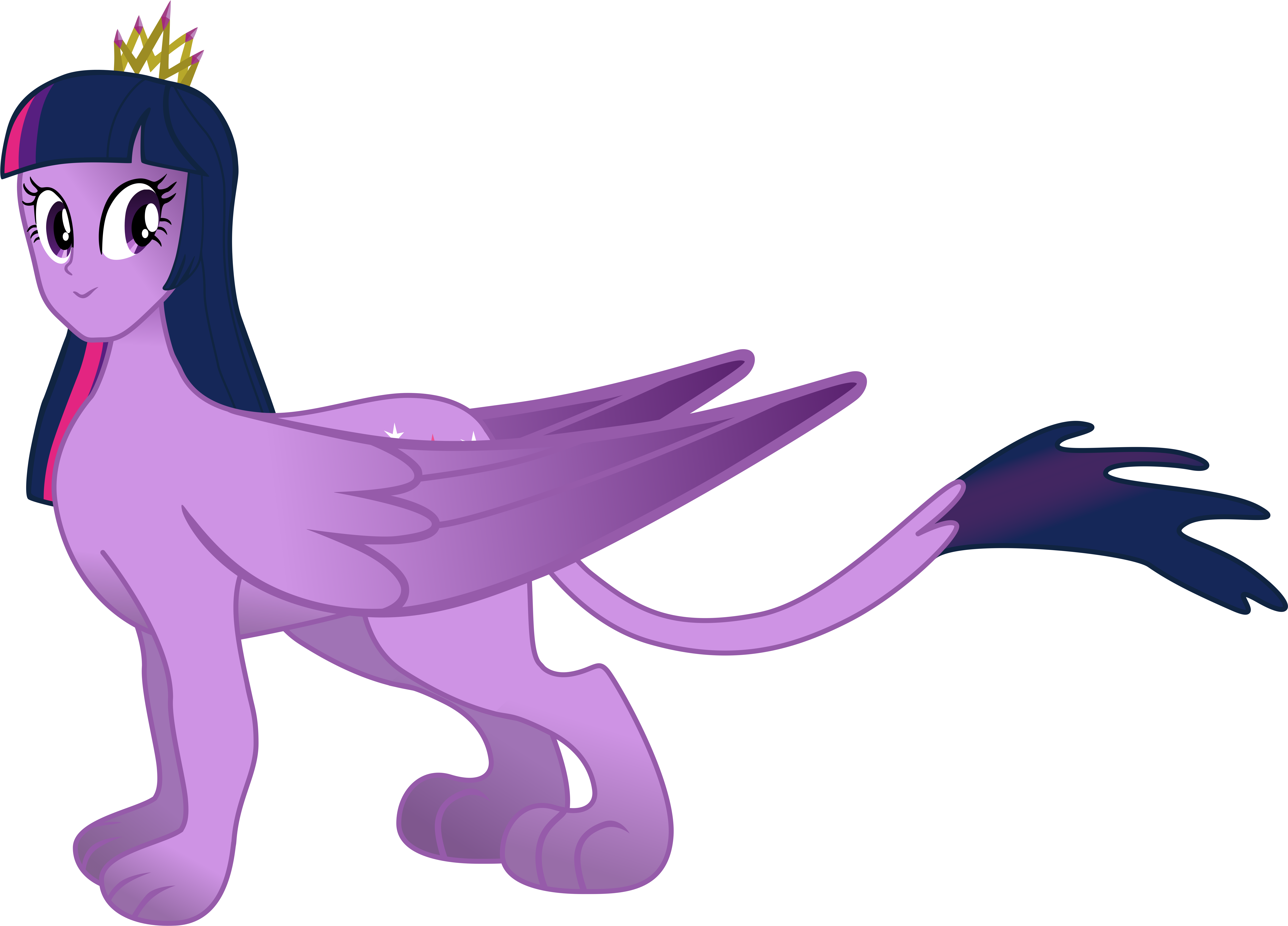 9352x6722 Twilight Sphinx. By Flutterflyraptor