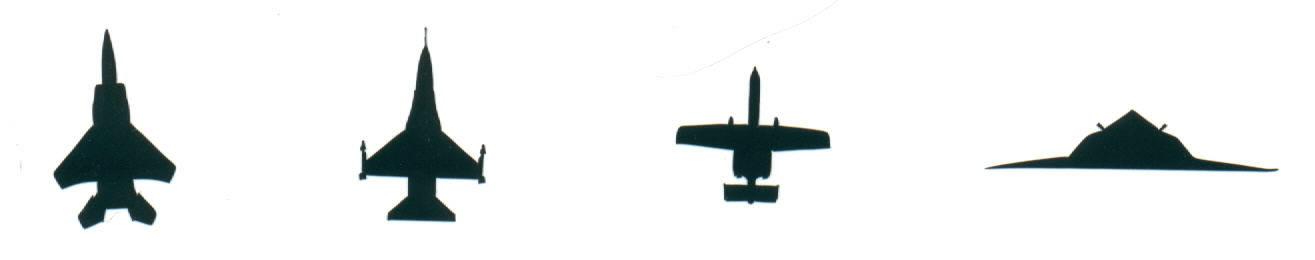 1315x260 Vinyl Military Aircraft Decals For Your Car, Windows Or Helmets