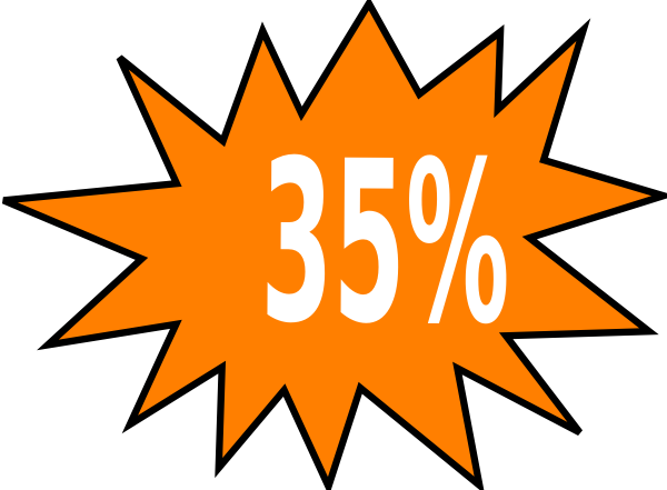 600x441 35% Off Clip Art