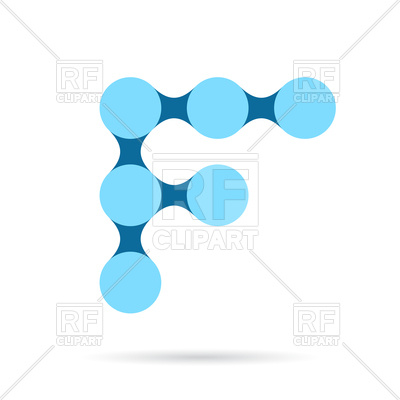 400x400 Logo Of Letter F Royalty Free Vector Clip Art Image
