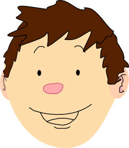 261x299 Boy Face Clip Art