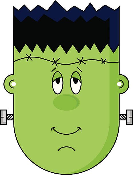 465x612 Frankensteins Headface Mask Halloween Clipart