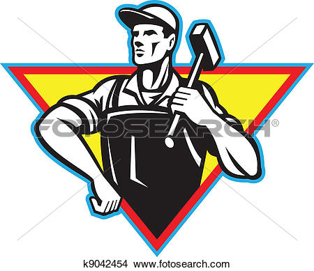 450x389 Factory Workers Clipart