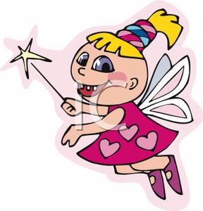 288x300 Child Fairy With A Wand