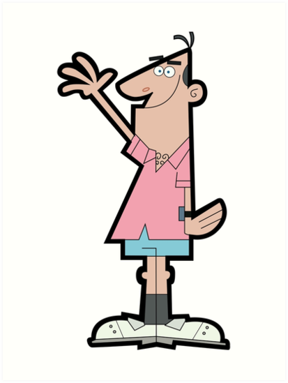 413x549 Fairly Odd Parents Dinkleberg Dinkleberg Art Prints By