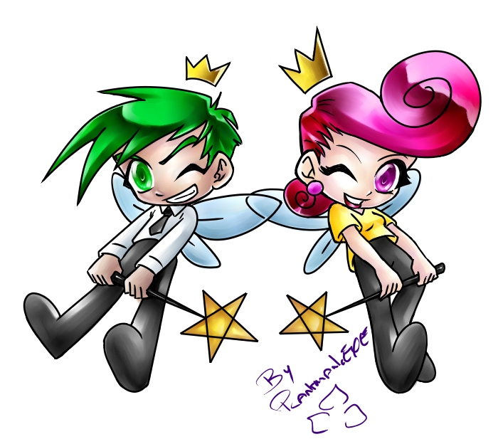 707x624 Fairly Odd Parents Cosmo Wanda By Plantman Exe