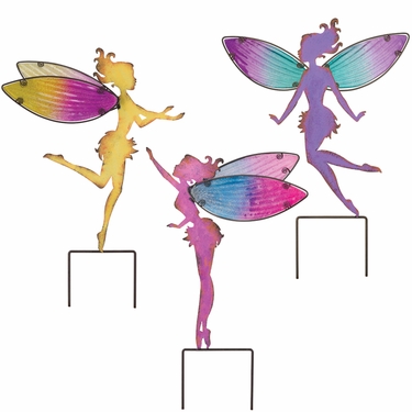 375x375 Large Fairy Garden Stakes Set Of 3