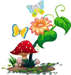 236x248 2bce7cce Flowers And Mushrooms Clip Art