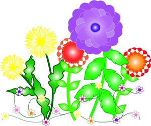 300x252 Top 96 Spring Flowers Clip Art