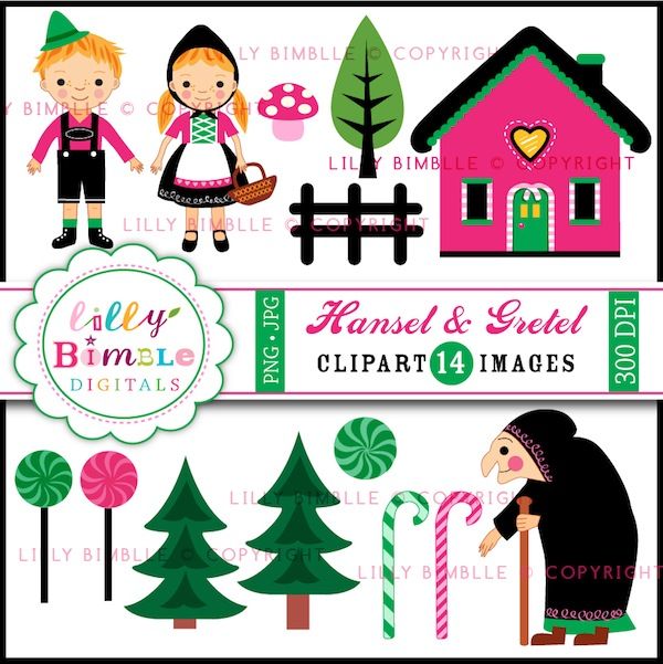 600x601 Hansel Amp Gretel Clipart