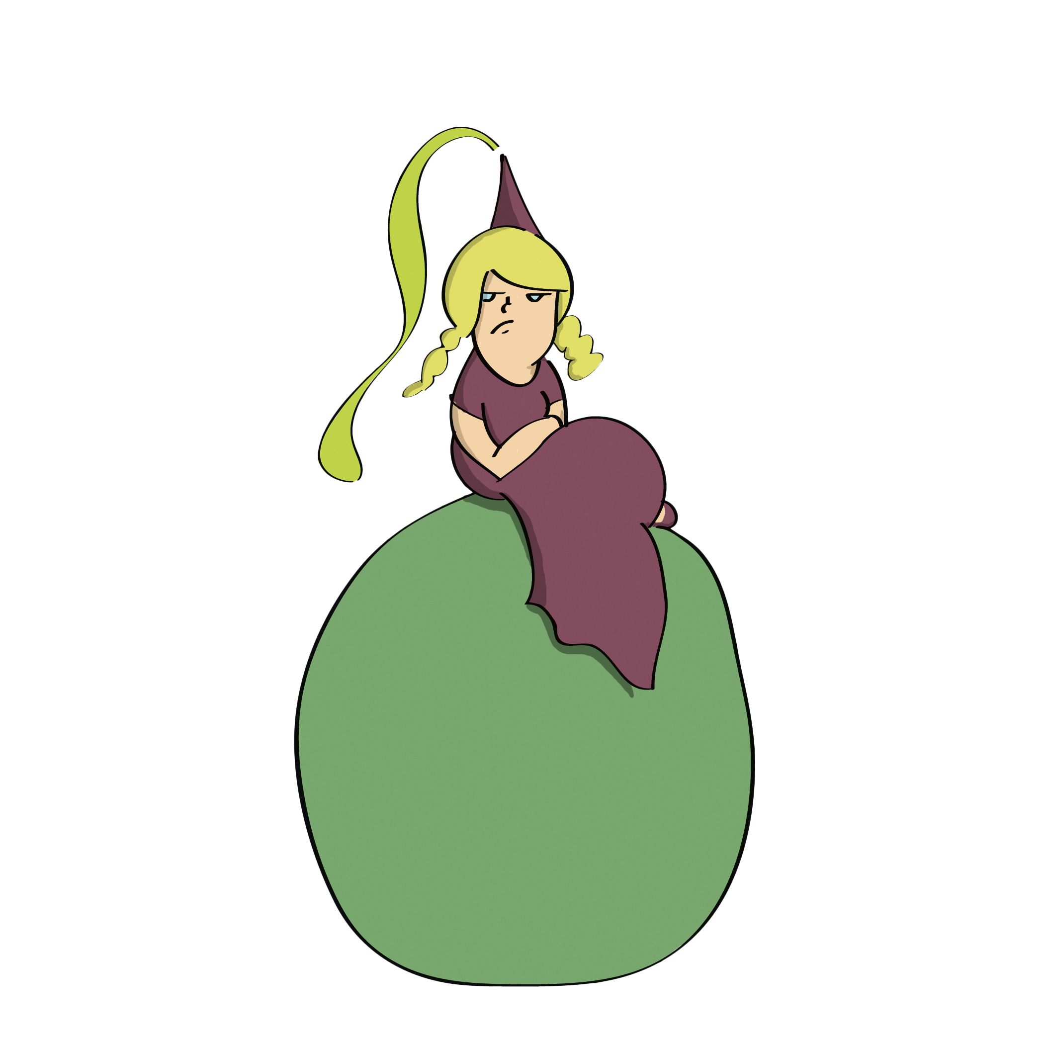 2100x2100 The Princess And The Pea Fairy Tale Clip Art